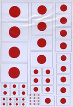 Japan National Flag - Decal Multipack