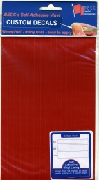 Becc Model Accessories Vinyl Lining Red Wide