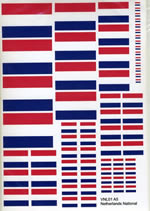 BECC Netherlands National Flag - Decal Multipack