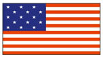 USA Stars & Stripes 15 Stars - Decal Multipack