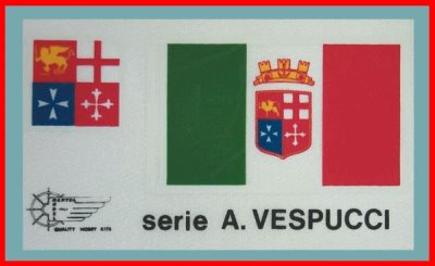 Flag Set Amerigo Vespucci 1:100