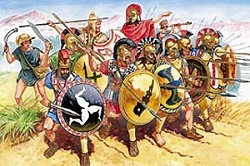 Zvesda Greek Infantry V-IV BC 1:72 Scale Figures