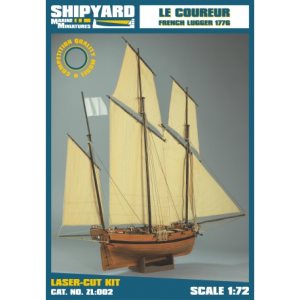 Shipyard Le Coureur 1776 1:72 Scale