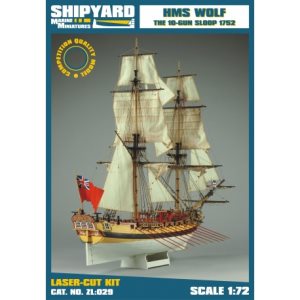 HMS Wolf 1752 1:72 Scale