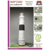 Shipyard Kampen Lighthouse Germany 1855