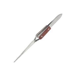 Modelcraft Reverse Action Tweezers Straight Tip/Fibre Grip (160mm)